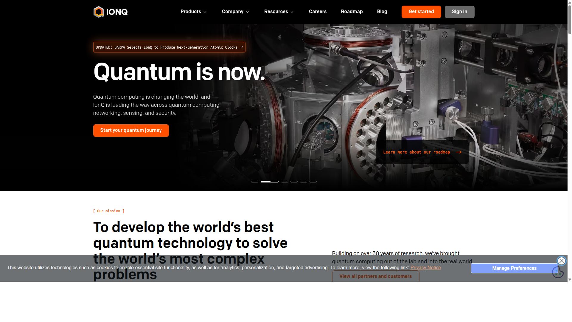 IonQ Inc. website
